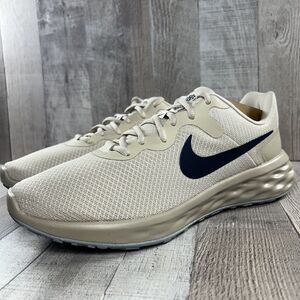 Nike Mens Revolution 6 Next Nature Running Shoes Sneaker Oatmeal Brown Size 10.5